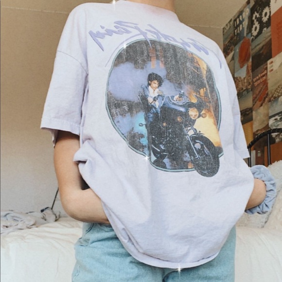 Brandy Melville Tops - Brandy Melville purple rain t shirt